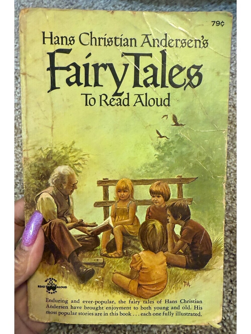 Hans Christian Andersen's Fairy Tales To Read Aloud - Vintage Children's Book